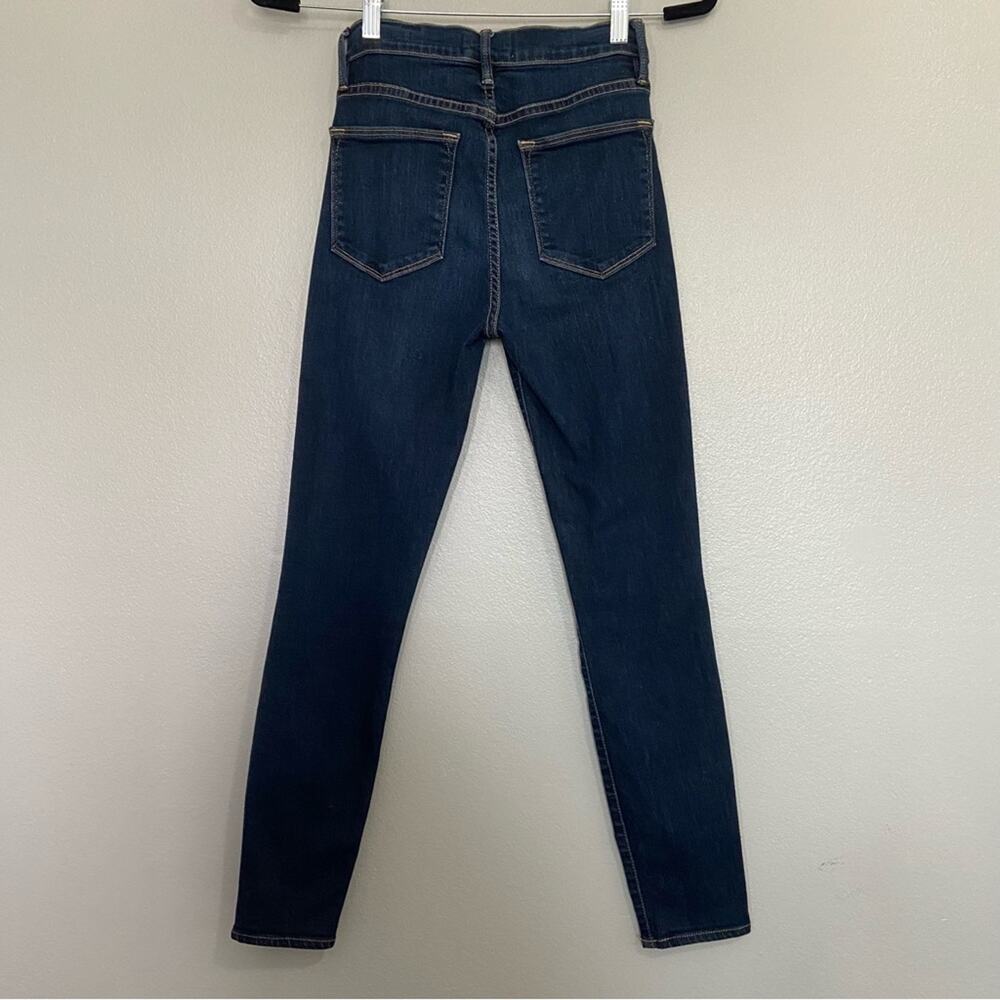 Frame Le High Skinny Crop Dark Wash Jeans - Picture 6 of 6